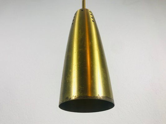 Mid-Century German Brass Pendant Lamp, 1950s-PUK-566935