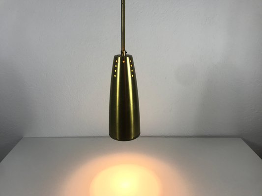 Mid-Century German Brass Pendant Lamp, 1950s-PUK-566935