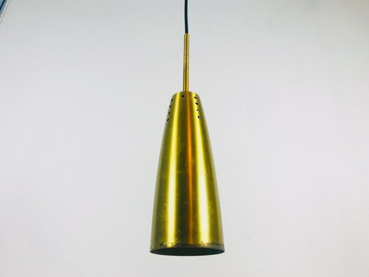 Mid-Century German Brass Pendant Lamp, 1950s-PUK-566935