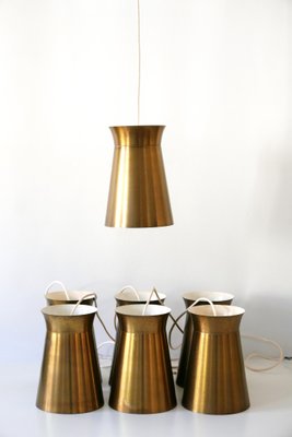 Mid-Century German Brass Pendant Lamp, 1950s-WPT-563862