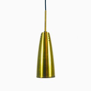 Mid-Century German Brass Pendant Lamp, 1950s-PUK-566935