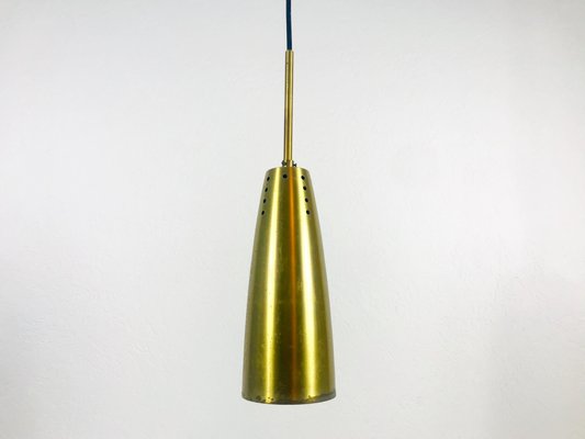 Mid-Century German Brass Pendant Lamps, 1950s, Set of 2-PUK-566936