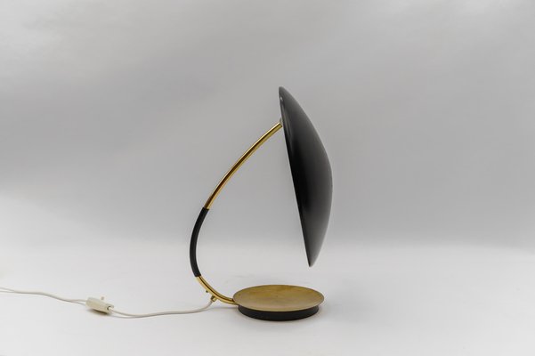 Mid-Century German Brass Table Lamp by Kaiser Leuchten, 1950s-KQB-1722181