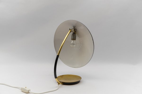 Mid-Century German Brass Table Lamp by Kaiser Leuchten, 1950s-KQB-1722181