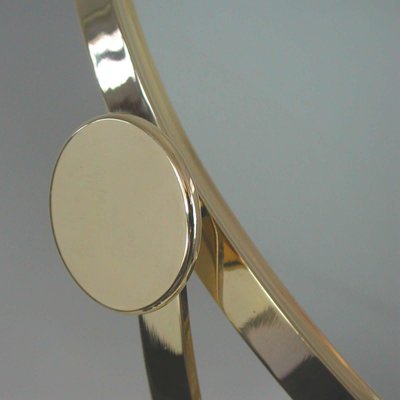 Mid-Century German Brass Table Mirror from Vereinigte Werkstätten München, 1960s-OE-911108