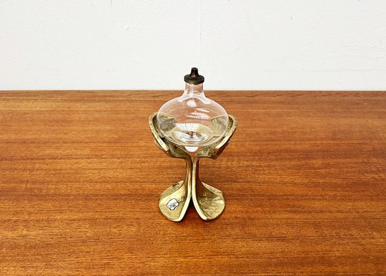 Mid-Century German Bronze Ornamental Oil Lamp from Gilde, 1960s-UAH-1811377