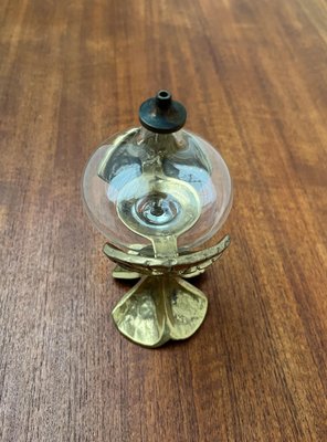 Mid-Century German Bronze Ornamental Oil Lamp from Gilde, 1960s-UAH-1811377