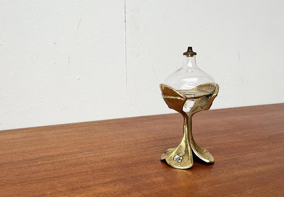 Mid-Century German Bronze Ornamental Oil Lamp from Gilde, 1960s-UAH-1811377