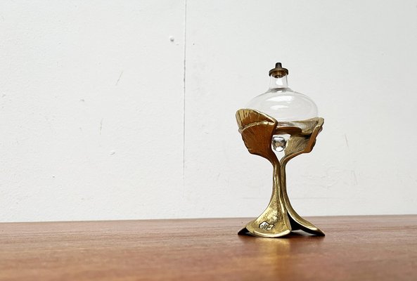 Mid-Century German Bronze Ornamental Oil Lamp from Gilde, 1960s-UAH-1811377