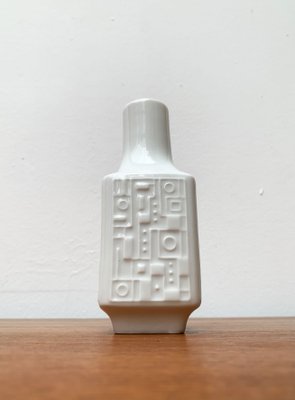 Mid-Century German Brutalist Porcelain Vase from Wunsiedel Bavaria Porzellan, 1960s-UAH-1347987