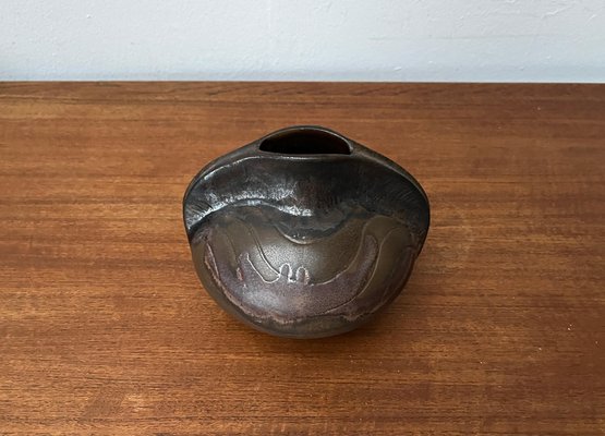 Mid-Century German Brutalist Studio Pottery Vase from Fritz Van Daalen, 1960s-UAH-1771815