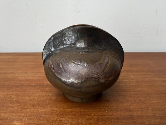 Mid-Century German Brutalist Studio Pottery Vase from Fritz Van Daalen, 1960s-UAH-1771815