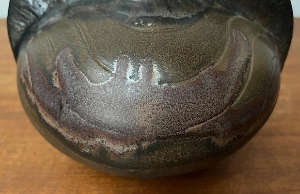 Mid-Century German Brutalist Studio Pottery Vase from Fritz Van Daalen, 1960s-UAH-1771815