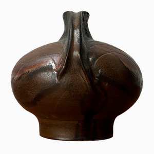 Mid-Century German Brutalist Studio Pottery Vase from Fritz Van Daalen, 1960s-UAH-1771815