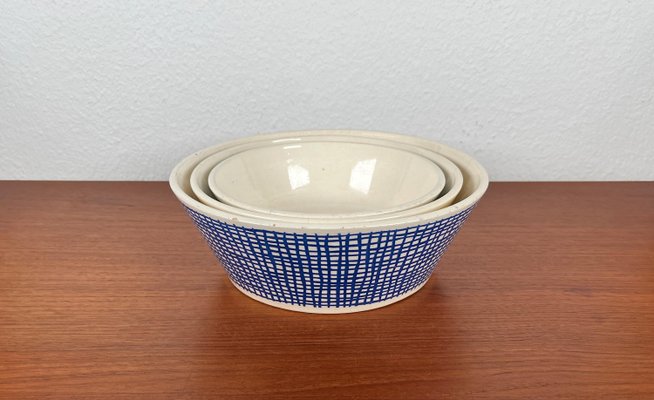 Mid-Century German Ceramic Bowls from Limburg, 1960s, Set of 3-UAH-2024488