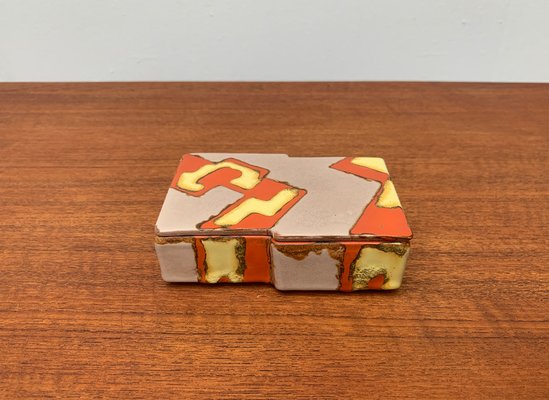 Mid-Century German Ceramic Box with Lid, 1960s-UAH-1338277