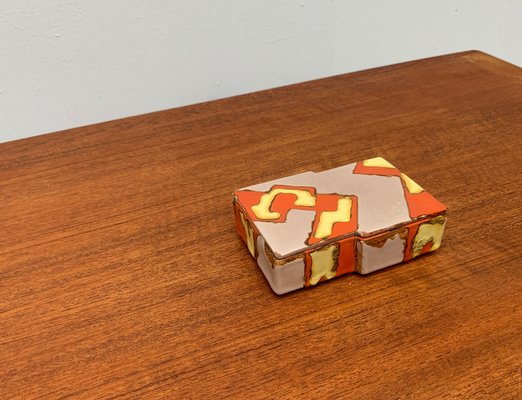 Mid-Century German Ceramic Box with Lid, 1960s-UAH-1338277