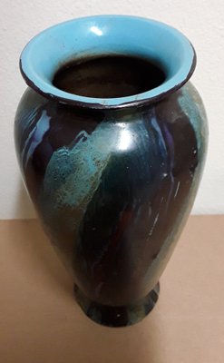 Mid-Century German Ceramic Vase from Scheurich, 1960s-HOI-1445234