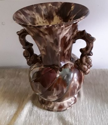 Mid-Century German Ceramic Vase with 2 Handles, 1950s-HOI-1286912