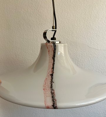 Mid-Century German Cirrus Opaline Pendant by Peill & Putzler, 1970s-TPE-1346104