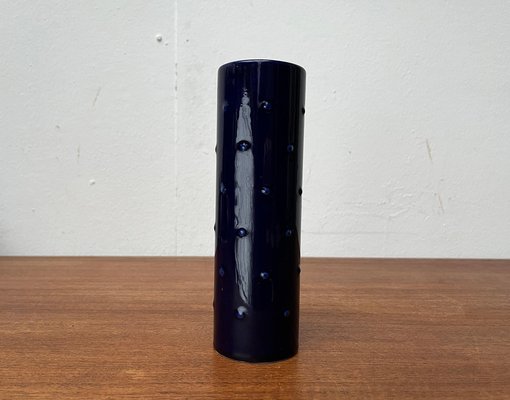 Mid-Century German Cobalt Blue Ceramic Bangkok Series Vase from Melitta, 1960s-UAH-1786323