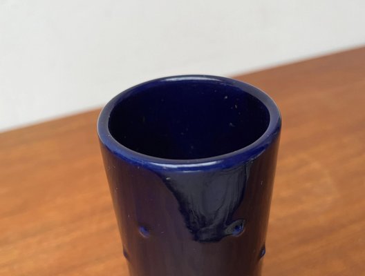 Mid-Century German Cobalt Blue Ceramic Bangkok Series Vase from Melitta, 1960s-UAH-1786323