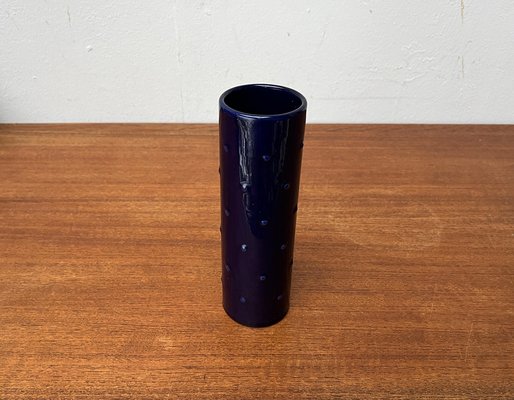 Mid-Century German Cobalt Blue Ceramic Bangkok Series Vase from Melitta, 1960s-UAH-1786323