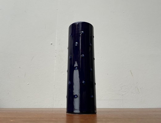 Mid-Century German Cobalt Blue Ceramic Bangkok Series Vase from Melitta, 1960s-UAH-1786323