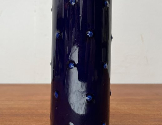 Mid-Century German Cobalt Blue Ceramic Bangkok Series Vase from Melitta, 1960s-UAH-1786323