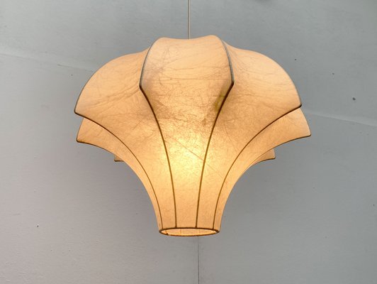 Mid-Century German Cocoon Pendant Lamp by Friedel Wauer for Goldkant Leuchten, 1960s-UAH-1238780