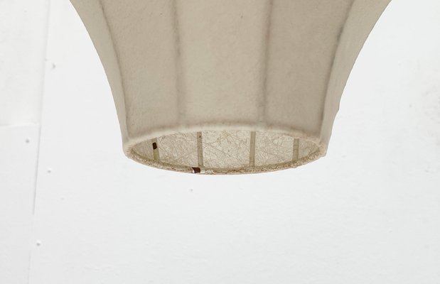 Mid-Century German Cocoon Pendant Lamp by Friedel Wauer for Goldkant Leuchten, 1960s-UAH-1238780