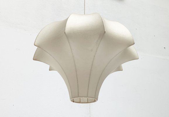 Mid-Century German Cocoon Pendant Lamp by Friedel Wauer for Goldkant Leuchten, 1960s-UAH-1238780