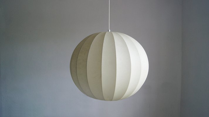 Mid-Century German Cocoon Pendant Lamp from Goldkant Leuchten-UMB-1325173