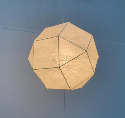 Mid-Century German Cocoon Pendant Lamp from Goldkant Leuchten, Wuppertal-UAH-1078720