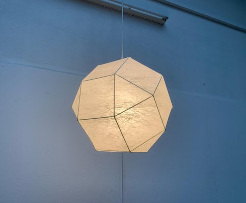 Mid-Century German Cocoon Pendant Lamp from Goldkant Leuchten, Wuppertal-UAH-1078720