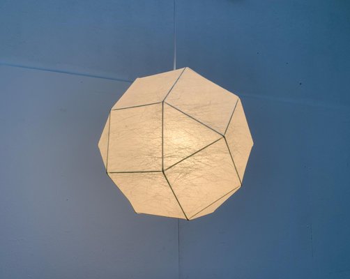 Mid-Century German Cocoon Pendant Lamp from Goldkant Leuchten, Wuppertal-UAH-1078720