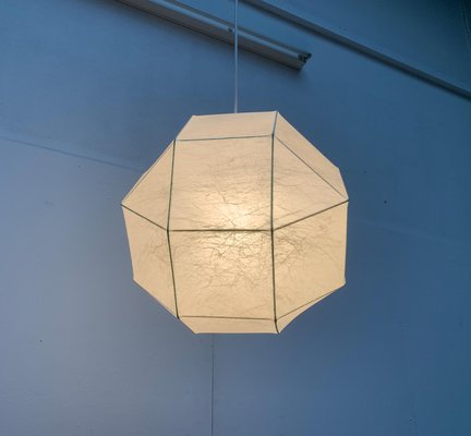 Mid-Century German Cocoon Pendant Lamp from Goldkant Leuchten, Wuppertal-UAH-1078720