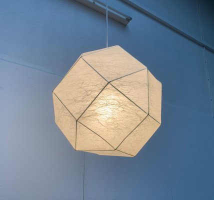 Mid-Century German Cocoon Pendant Lamp from Goldkant Leuchten, Wuppertal-UAH-1078720