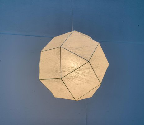 Mid-Century German Cocoon Pendant Lamp from Goldkant Leuchten, Wuppertal-UAH-1078720