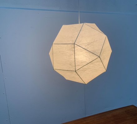 Mid-Century German Cocoon Pendant Lamp from Goldkant Leuchten, Wuppertal-UAH-1078720