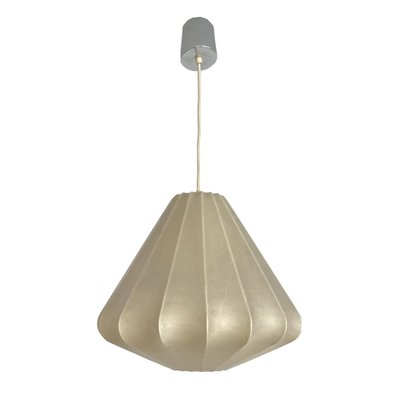 Mid-Century German Cocoon Pendant Light by Friedel Wauer for Goldkant, 1960s-TPE-1743567