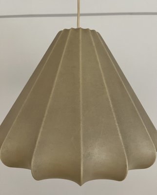 Mid-Century German Cocoon Pendant Light by Friedel Wauer for Goldkant, 1960s-TPE-1743567