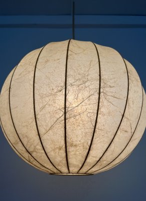 Mid-Century German Cocoon Pendant Light by Friedel Wauer for Goldkant, 1960s-TPE-1743563