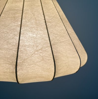 Mid-Century German Cocoon Pendant Light by Friedel Wauer for Goldkant, 1960s-TPE-1743567