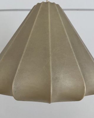 Mid-Century German Cocoon Pendant Light by Friedel Wauer for Goldkant, 1960s-TPE-1743567