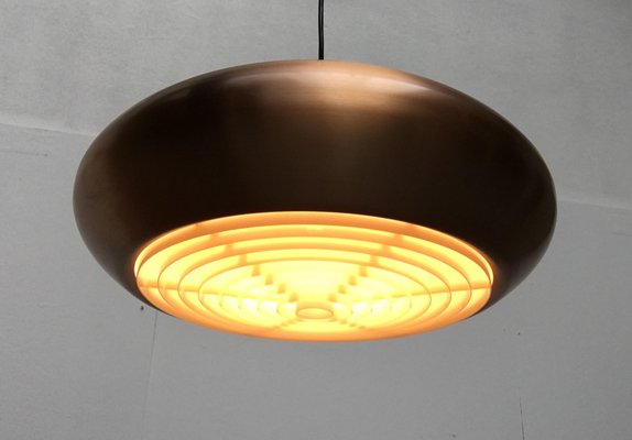 Mid-Century German Copper Pendant Lamp from Goldkant Leuchten-UAH-864961