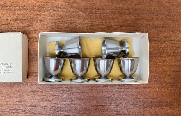 Mid-Century German Cromargan Egg Cups from WMF, 1960s, Set of 6-UAH-1716576