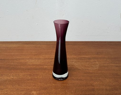 Mid-Century German Diabolo Glass Vase, 1960s-UAH-1802374