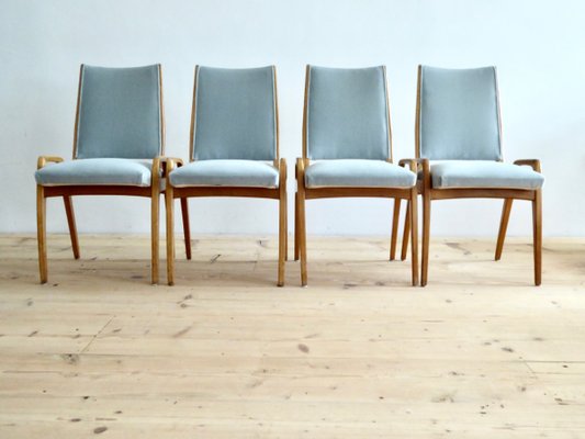 Mid-Century German Dining Chairs, 1950s, Set of 4-APD-377135