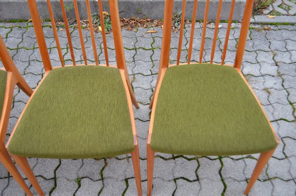 Mid-Century German Dining Chairs by Ernst Martin Dettinger for Lucas Schnaidt, 1950s, Set of 4-UF-1372002